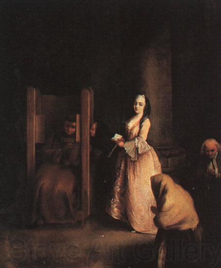 Pietro Longhi The Confession Spain oil painting art